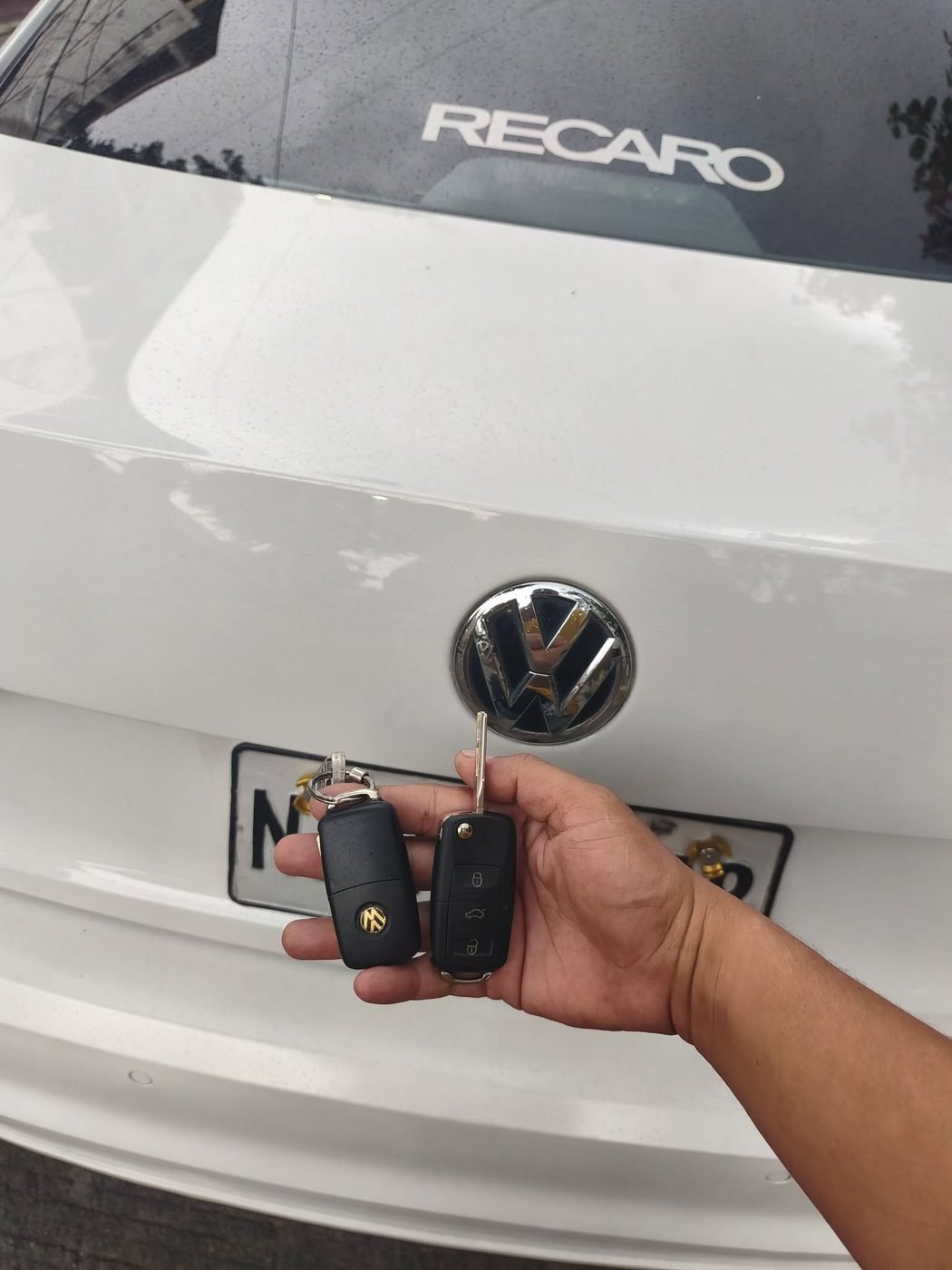 Volkswagen car key and remote duplicated